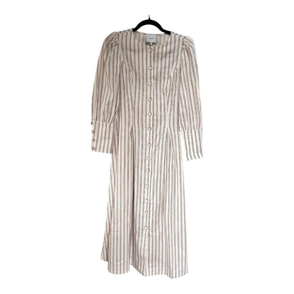 NWT Reformation Halia Dress in August Stripe Size 2